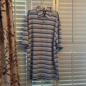 Men’s Striped FootJoy Golf Shirt